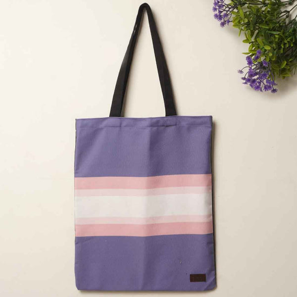 Pink Strap Printed Tote Bag - Uncommongifts.in